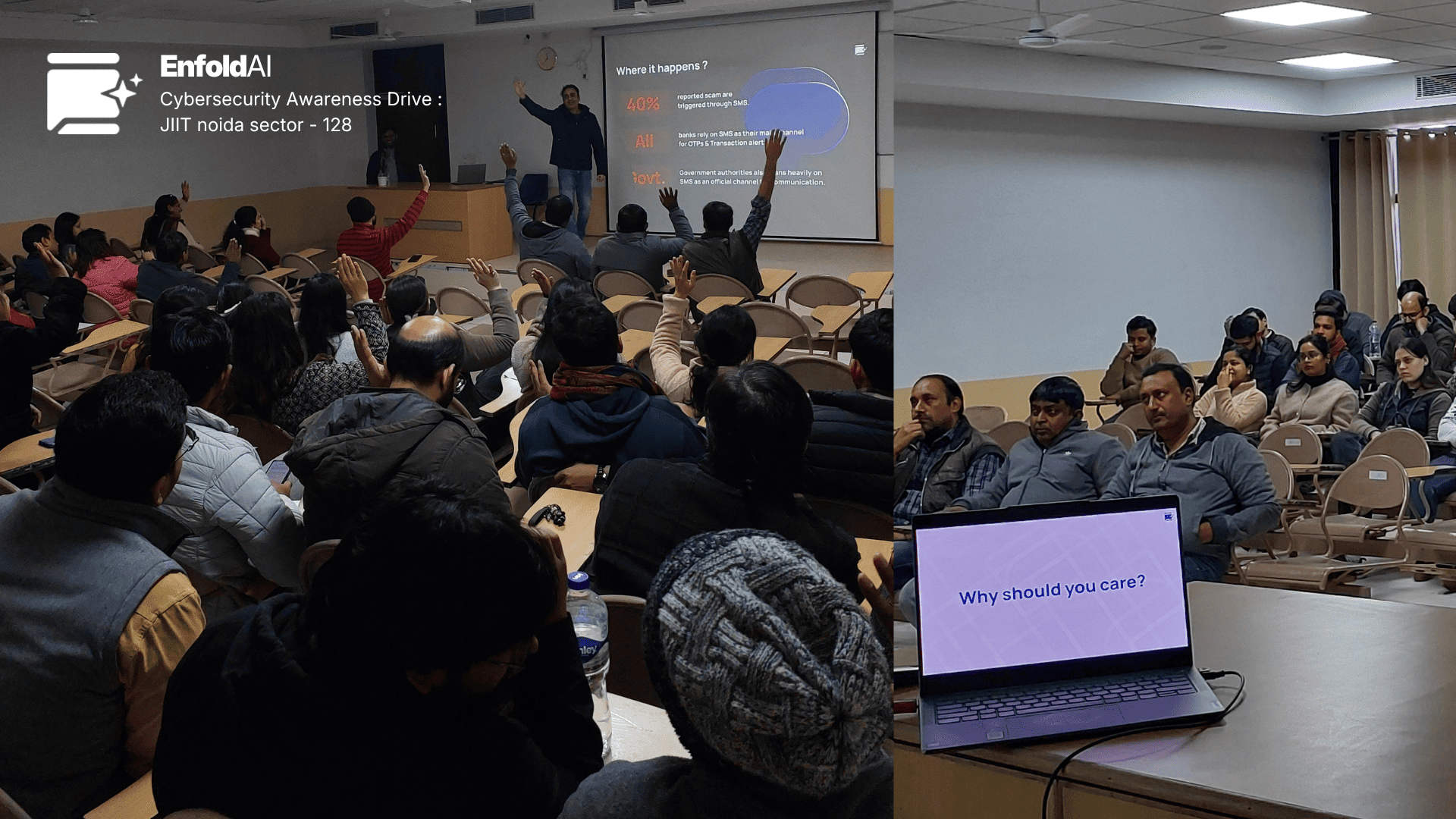 Cybersecurity Awareness Drive at JIIT Sector 128 for Lecturers and Professors