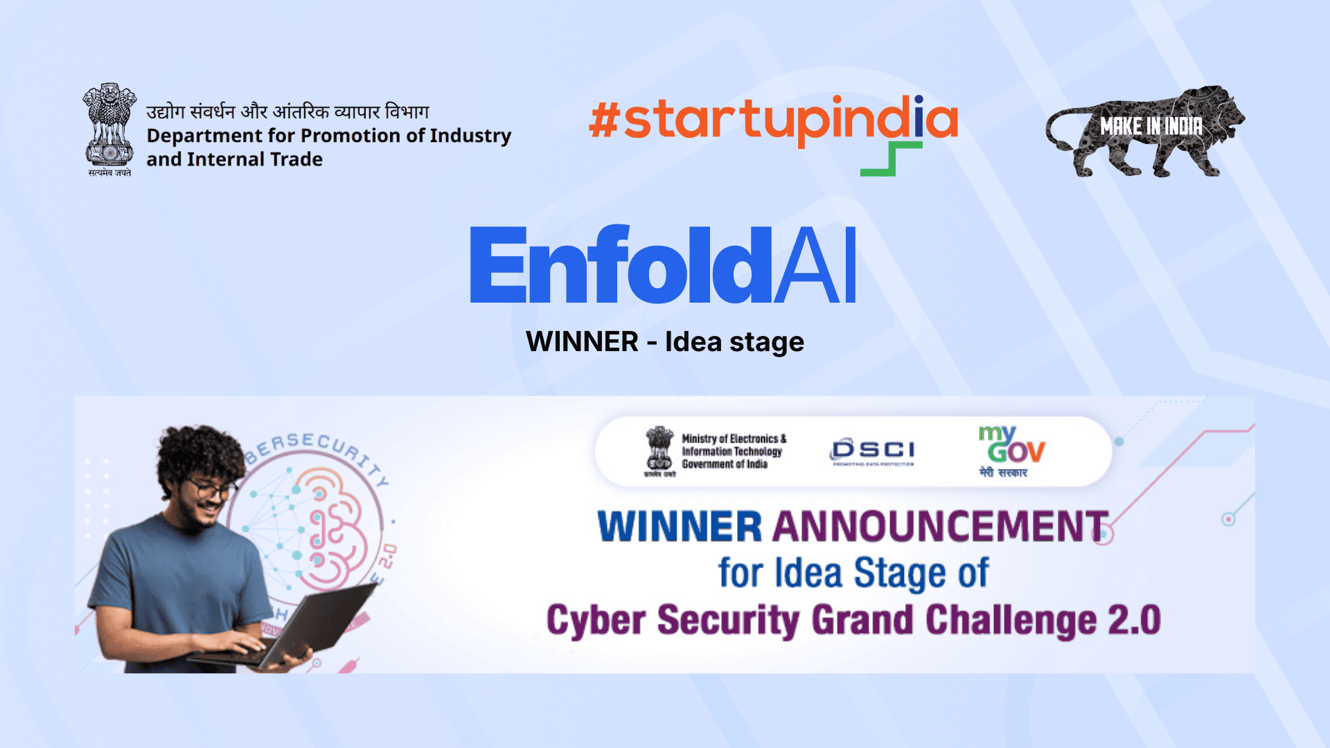 EnfoldAI Selected as Winner for Idea Stage in Cyber Security Grand Challenge 2.0